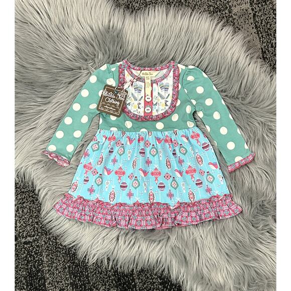 Matilda Jane Stained‎ Glass Ornament Dress 3/6month - Picture 1 of 4